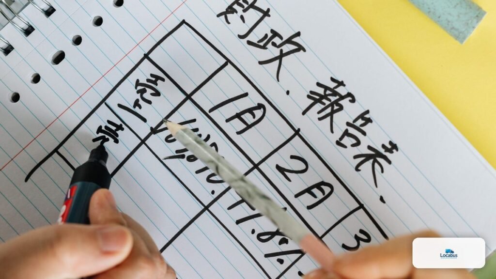 Prise de notes sur un carnet, comme un état des lieux de véhicule